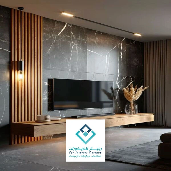 ديكور شاشة بلازما مكة