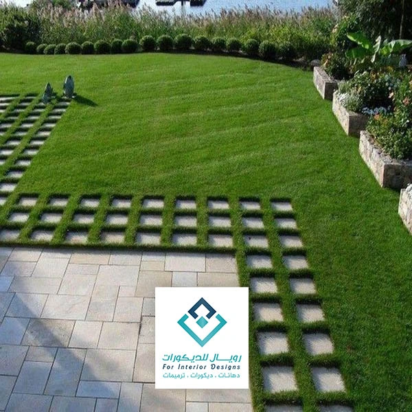 تنسيق حدائق عشب صناعي مكة