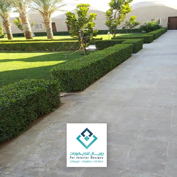 تنسيق جدران حدائق مكة