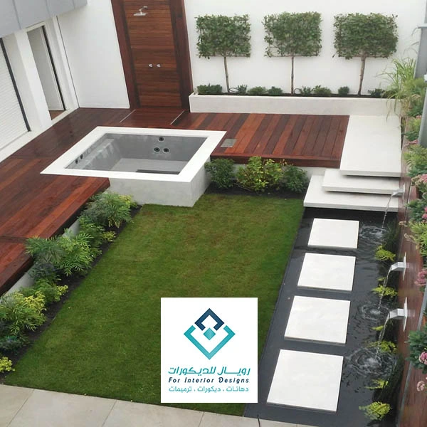 تنسيق حديقة السطح