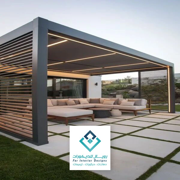 جلسات خارجية خشب مكة