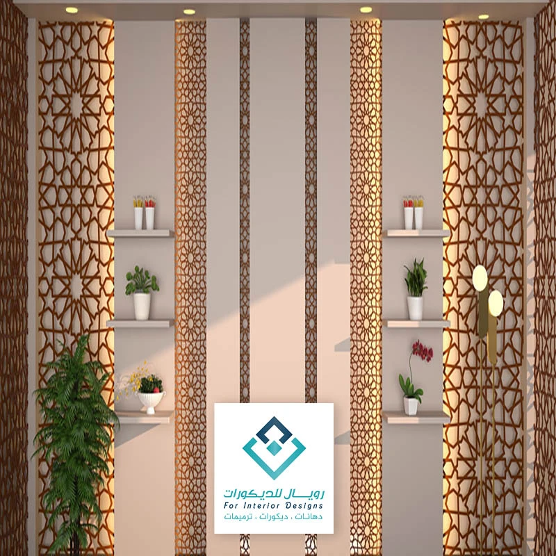 ديكورات خشب مفرغ مكة
